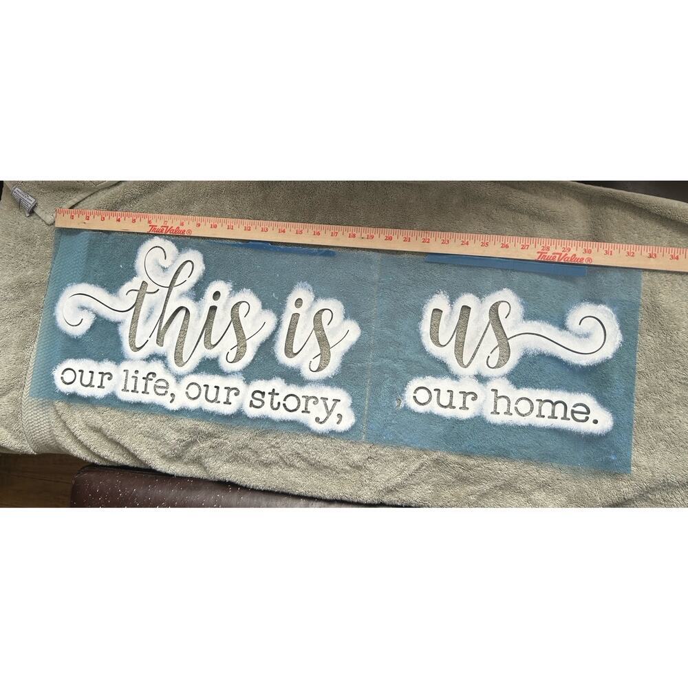 Lot Of 5 Reusable Mylar Stencils For Painting Signs Decor Funny Sayings Used - Picture 4 of 11